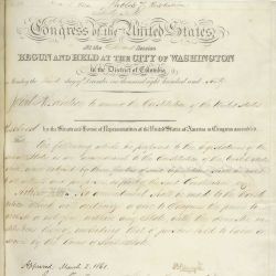 Proposed Thirteenth Amendment Regarding the Abolition of Slavery
