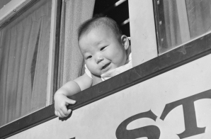Baby Leaving the Poston War Relocation Center