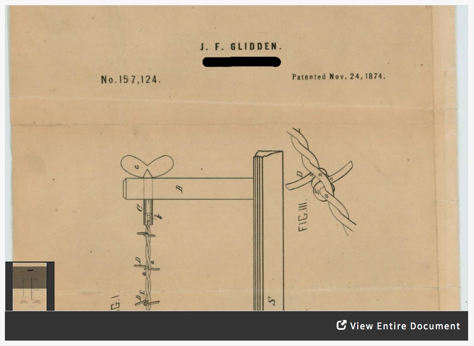 Patent Analysis: Joseph Glidden