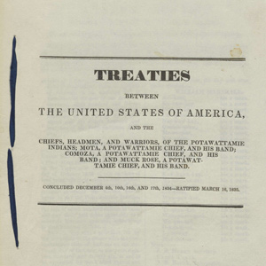 Ratified Potawattamie Treaties