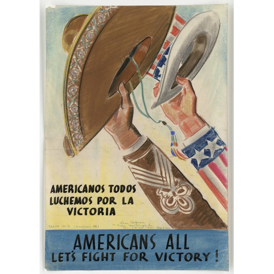 1940s "Americans will always Fight for Liberty" WWII Historic War Poster 20x28 