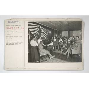 Colored Troops - Colored women open a club to care for their men in service, Newark, New Jersey