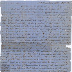 Letter from Capt. Treadwell S. Moore to Rose Greenhow Concerning the Surrender of Fort Sumter and Calling Out of Troops by the President