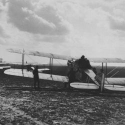 British Battleplane at Aerodrome, near Beauval, France
