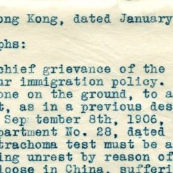 Circular Letter Regarding the Dispatch from the American Consulate in Hong Kong