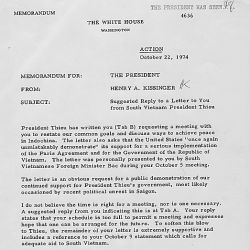 Memorandum from Secretary of State Henry Kissinger to President Gerald R. Ford