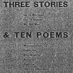 Three Stories and Ten Poems Book Cover