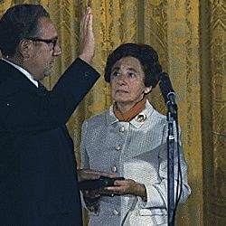 Swearing in ceremony of Henry A. Kissinger as the Secretary of State