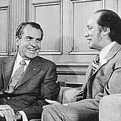 President Nixon with Prime Minister Trudeau of Canada