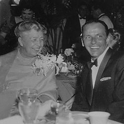 Eleanor Roosevelt and Frank Sinatra at Girl