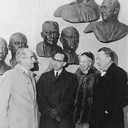 Eleanor Roosevelt, Jonas Salk, and Basil O