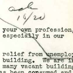 Letter from Frederick C. Finkle to President Herbert Hoover