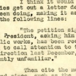 Letter from Herbert Hoover to Robert Lamont