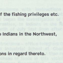 Report on Fishing Privileges Guaranteed to Northwest Indians
