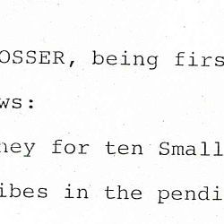 Affidavit of Thomas P. Schlosser