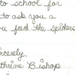 Letter from Katherine Bishop and Susan Christensen to Sam Walls