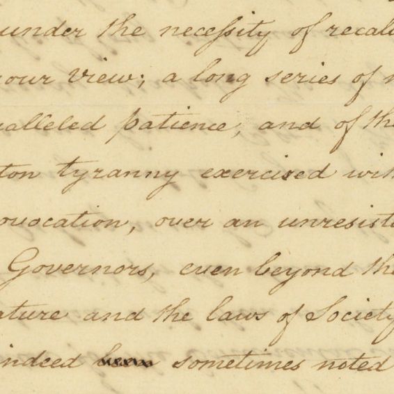 Petition from the French Inhabitants of Fort Vincennes, Kaskaskia to Congress 
