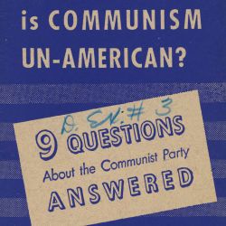 Brochure "is Communism Un-American?"