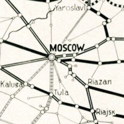 Russian Transport Lines Used by American Relief Administration
