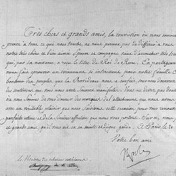 Birth Announcement of Napoleon