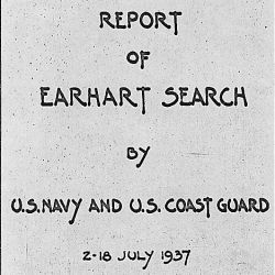 Report of Earhart Search