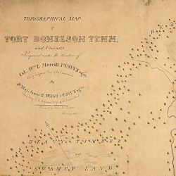Topographical Map of Fort Donelson, Tenn., and Vicinity. Prepared under the direction of Col. Wm. E. Merrill, 1st U.S.V.V. Eng