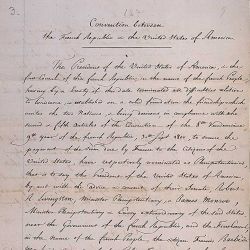 A convention between the United States of America and the French Republic relative to the payment for Louisiana