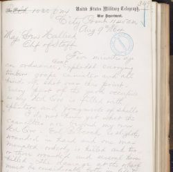 Telegram from Lieutenant General Ulysses S. Grant to Major General H. Halleck