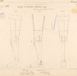 Drawing of Artificial Leg