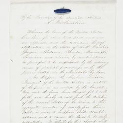 Presidential Proclamation 80 by President Abraham Lincoln Calling for 75,000 Troops