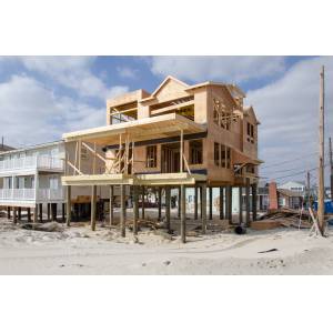 Beach Haven, N.J. -- Signs of recovery in the form of new construction, elevated to the new standards, are seen in Beach Haven and elsewhere in Long Beach Island