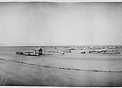 "City of Imperial, from ice plant water tank, July 9, 1904." Panoramic view