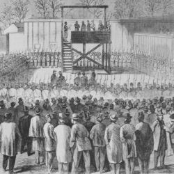 Execution of Captain Wirz at Washington, Friday, November 10, 1865