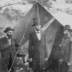 President Lincoln, Allan Pinkerton, and Maj. Gen. John A. McClernand