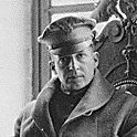Brigadier General Douglas MacArthur cleaned up after the Germans left and restored what he could of the original splendor. He is seated in the original chair of the old lord of the chateau. St. Benoit