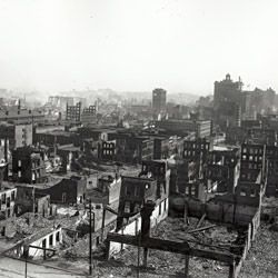 Photograph of the Damage from the San Francisco Earthquake