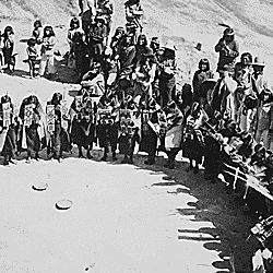 Eskimo Dance Orchestra, Including Drumheads made from Whale Stomachs, Point Barrow, Alaska, 1935
