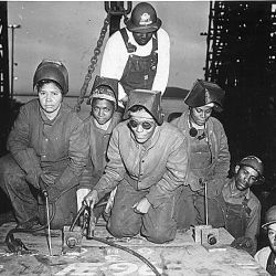 Female Welders on the SS George Washington Carver