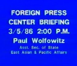 Foreign Press Center Briefing with Paul Wolfowitz