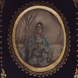 Daguerreotype of King Mongkut and Daughter