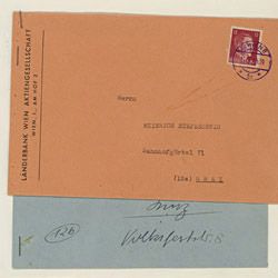Envelope Addressed to Herr Heinrich Stepischnig