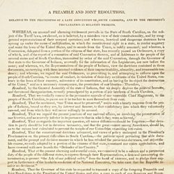 A Preamble and Joint Resolution