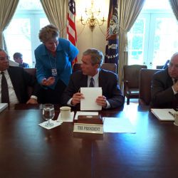 911: President George W. Bush with National Security Council