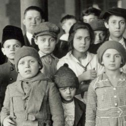 Immigrant Children, Ellis Island, New York