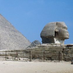 Sphinx and Pyramid 