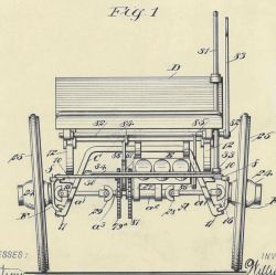 Patent Drawing for W. O. Barnes