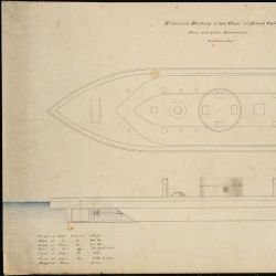 Side Elevation of the U.S.S. Monitor