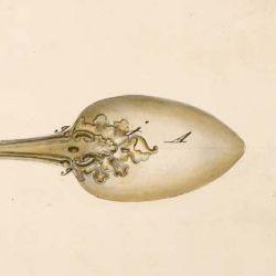 Drawing of Design for Spoons