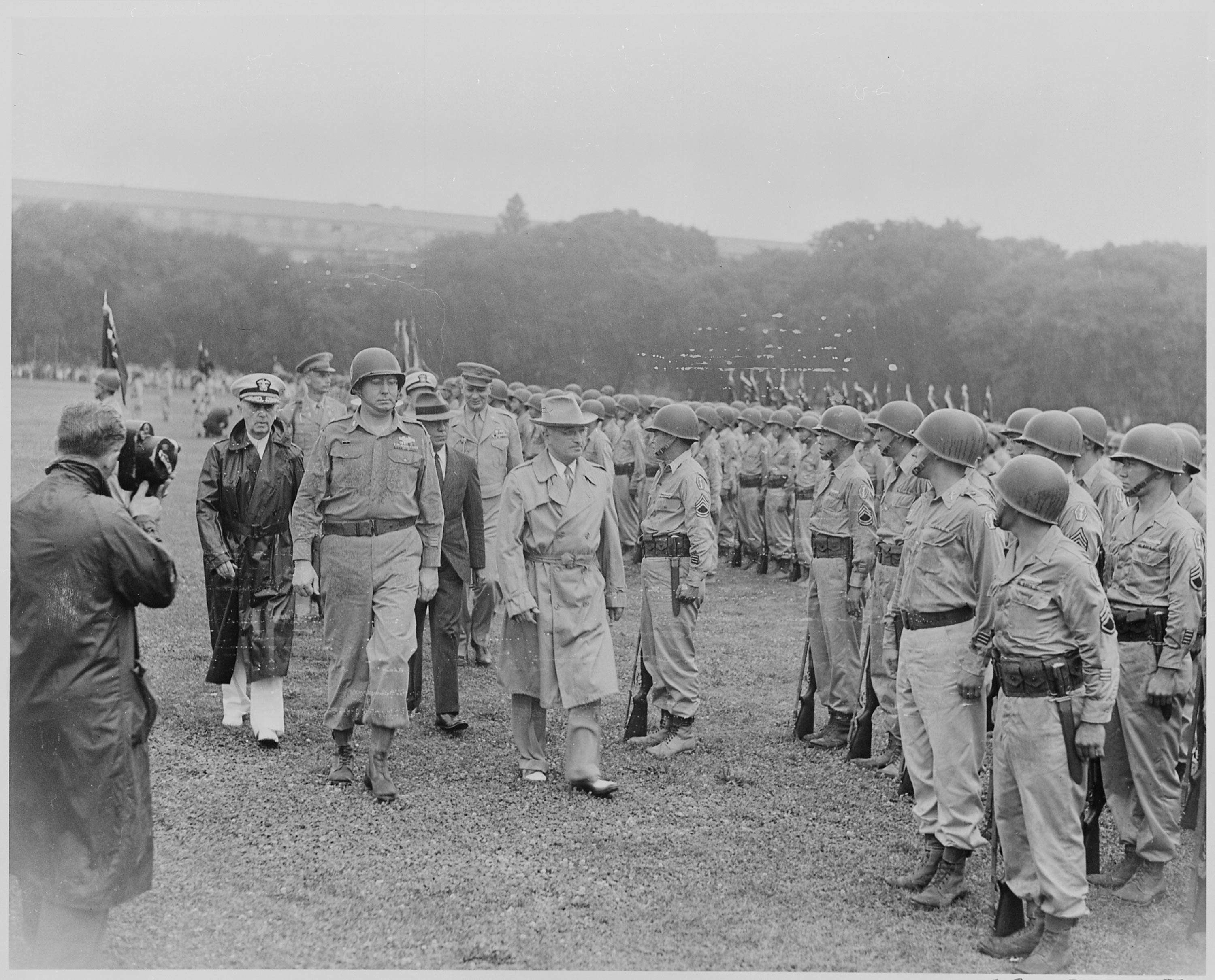 President Truman with Members of the Nisei 442nd Regimental Combat Team