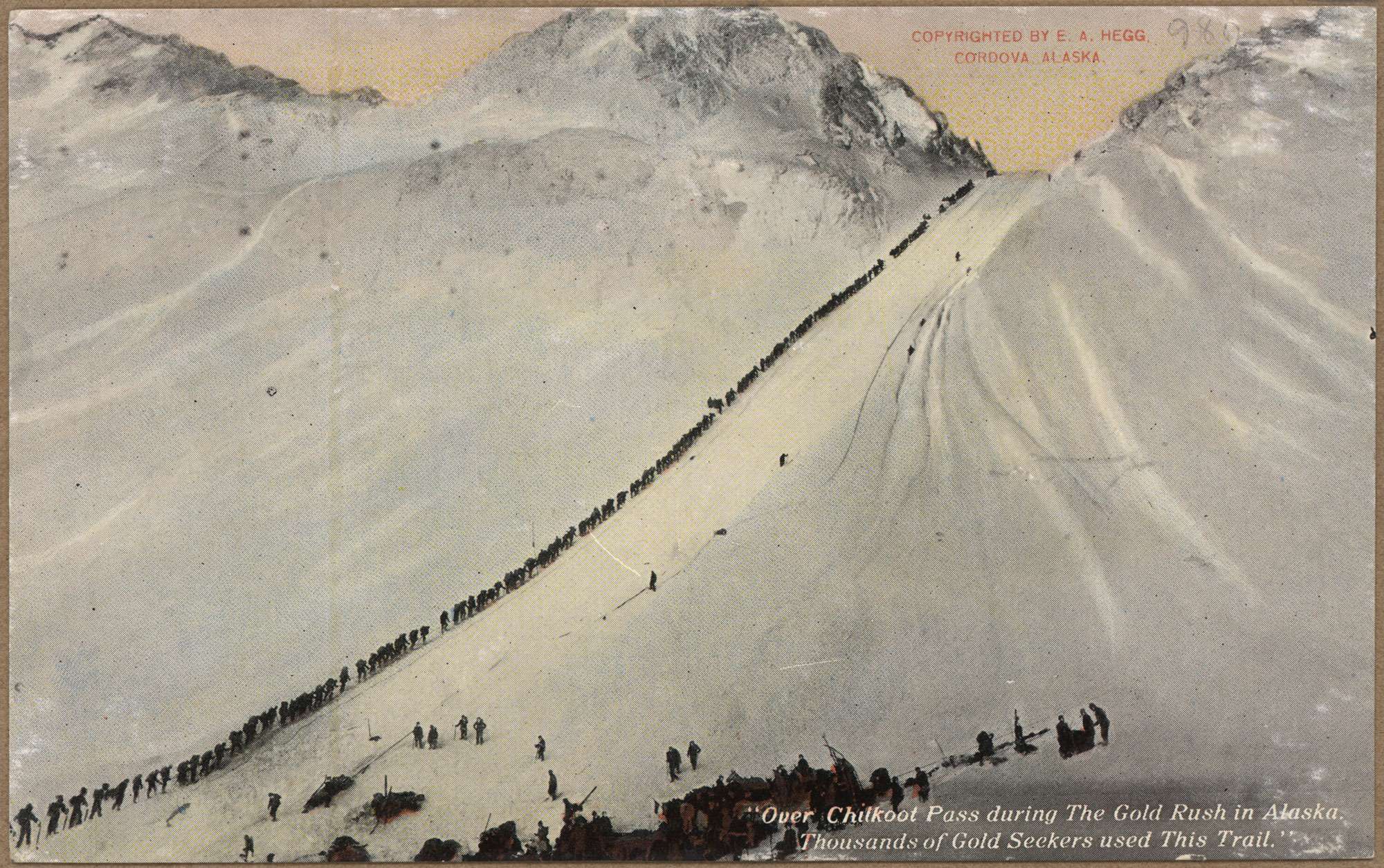 Chilkoot Pass During the Alaska Gold Rush